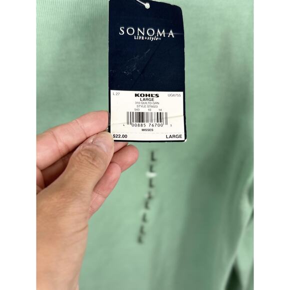 Cute NWTs Sonoma Top Size L - Picture 3 of 4